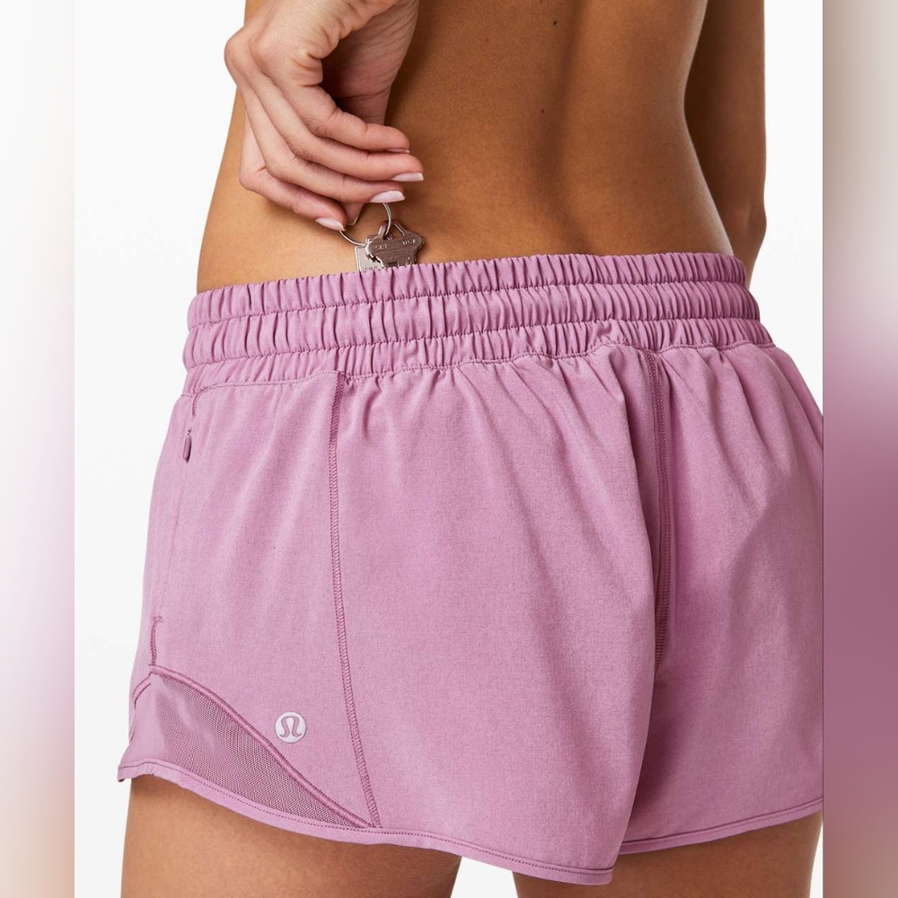 Lululemon Hotty Hot Short II 2.5"Jubilee Pink Purple Mauve Size 10 NWT
